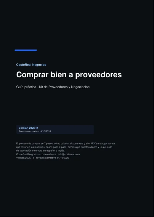 Guía «Comprar bien», 23 páginas