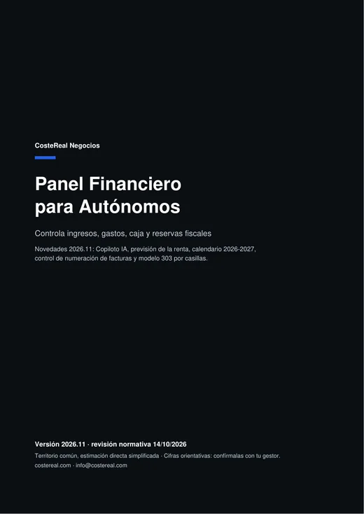 Guía del panel, 10 páginas